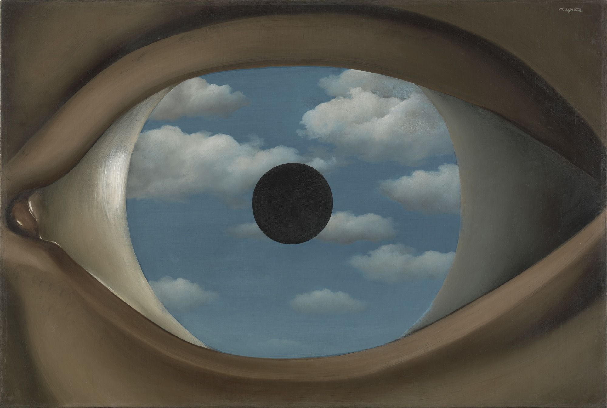 The False Mirror René Magritte