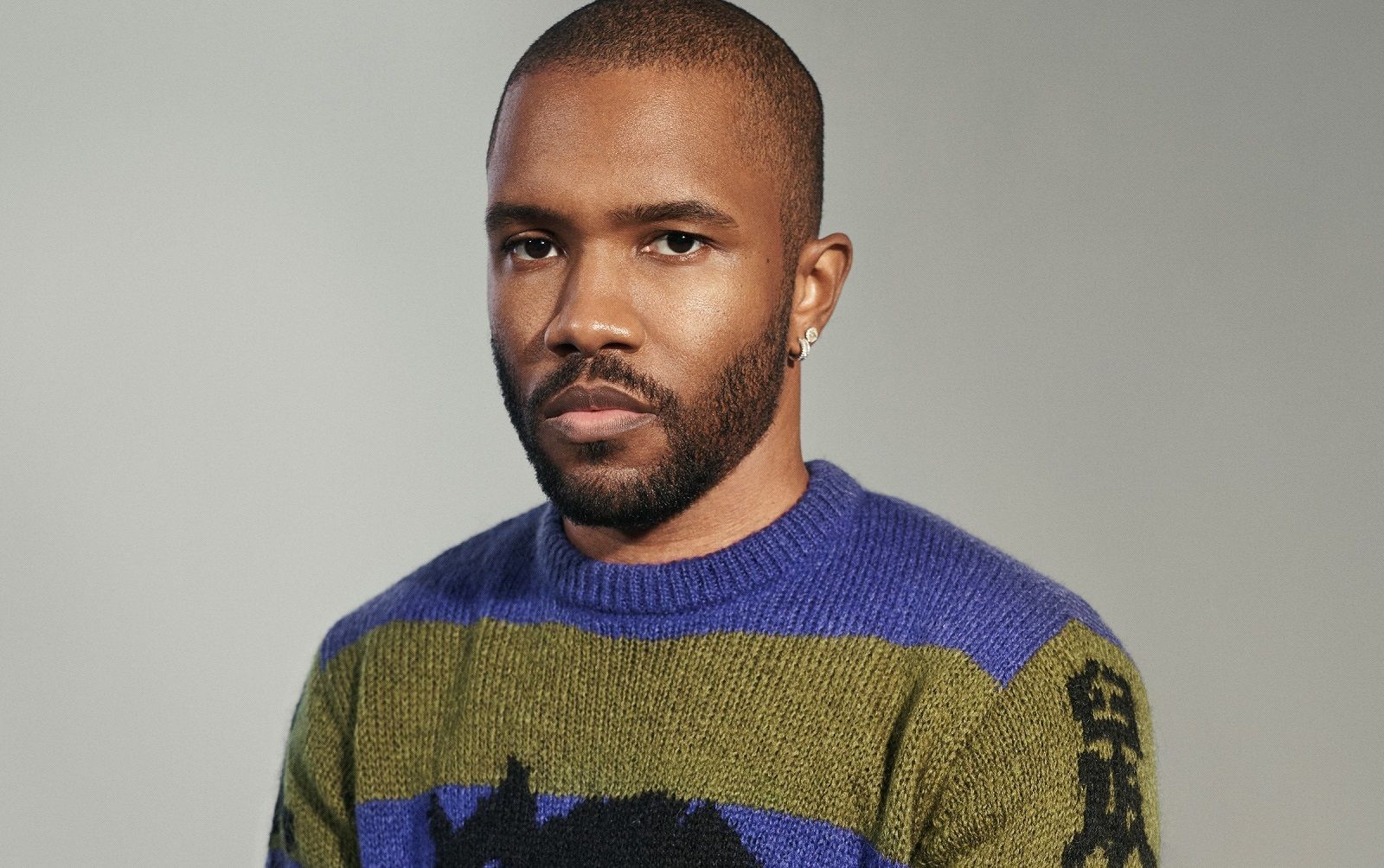Frank Ocean in the lookbook of the Marc Jacobs x Stray Rats