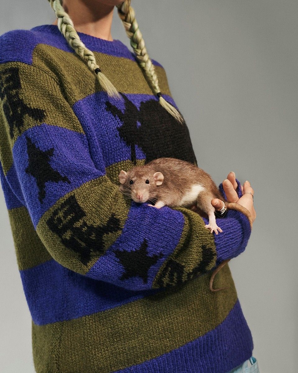 ✨希少コラボ✨STRAY RATS MARC JACOBS ラット ニット M Frank Ocean in the lookbook of the Marc Jacobs x Stray Rats