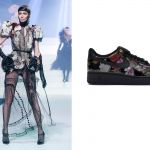Jean Paul Gaultier Couture + Air Force 1 Black Floral