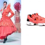 Jean Paul Gaultier Couture + Reebok Instapump Fury END Pink Salmon