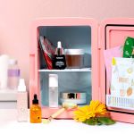 Mini Fridge, il frigorifero per i prodotti beauty La cold skincare è l'ultimo trend per la cura della pelle