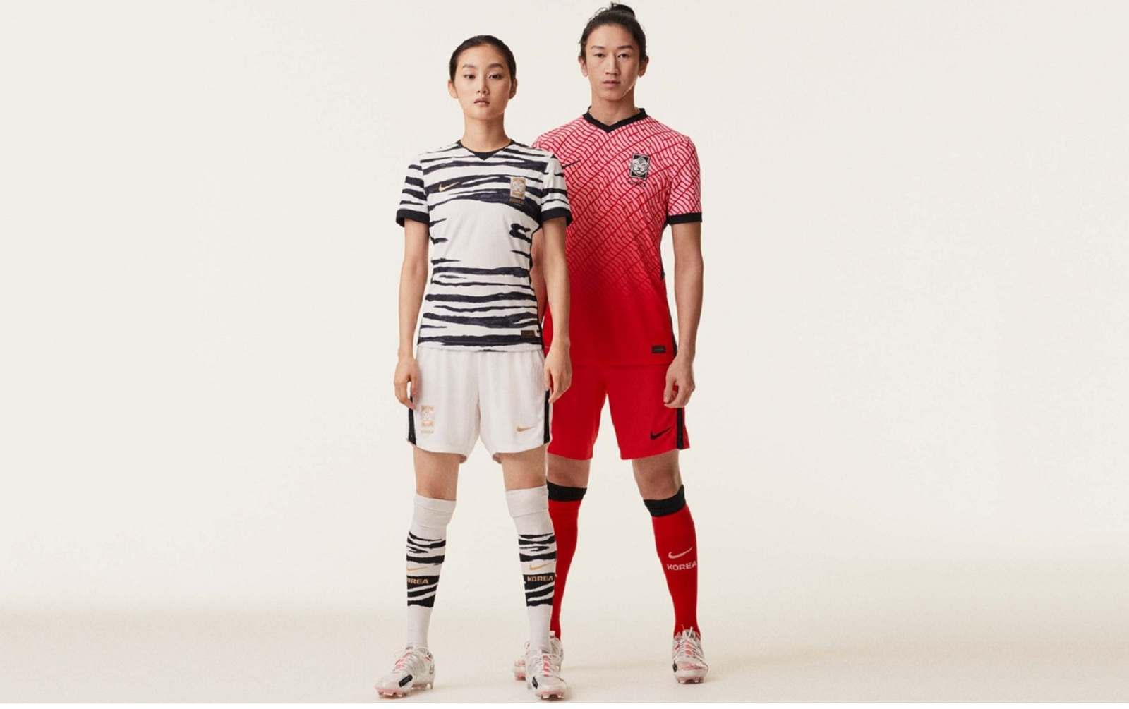 autobús inicial contar The new South Korean jerseys by Nike