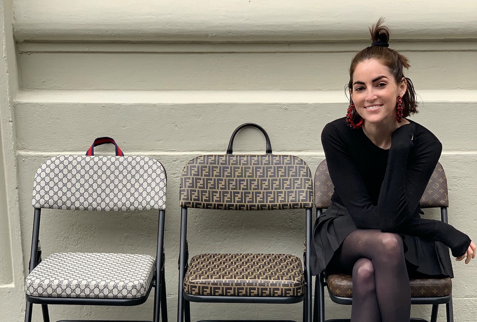 The artist turning old Louis Vuitton bags into pieces of furniture