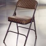 Louis Vuitton inspired folding chairs  Folding chair, Metal folding chairs,  Chair