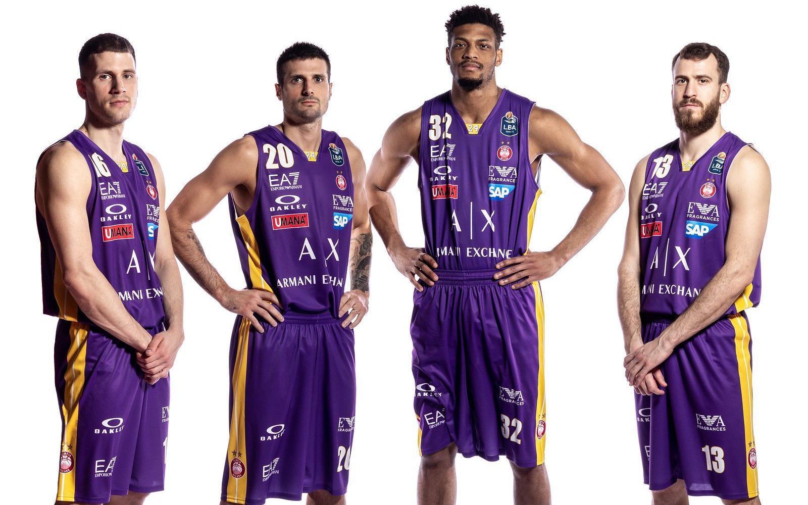 Olimpia Milano pays homage to Kobe Bryant with two purple and gold