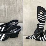 The designer turning old adidas Superstars into boots and mules Paolina Russo presented her creations during the last London Fashion Week