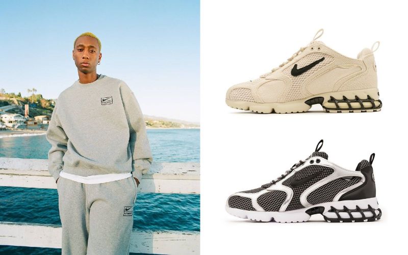 The drop of the Nike x Stussy capsule collection on Dover Street
