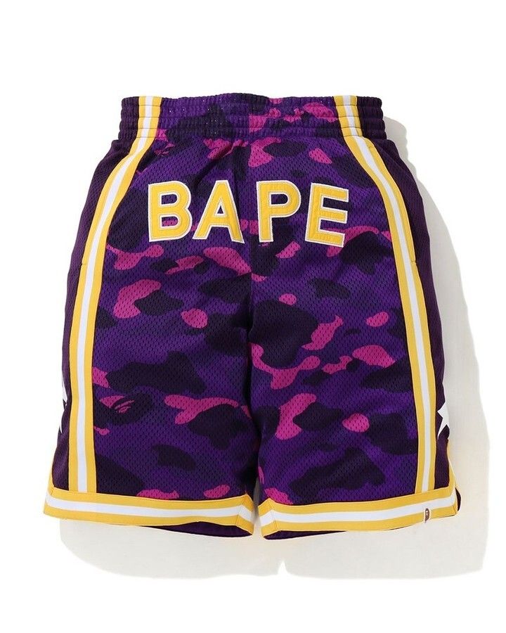 【未使用正規】APE COLOR CAMO BASKETBALL PANTS COLOR CAMO BASKETBALL COLLECTION | bape.com