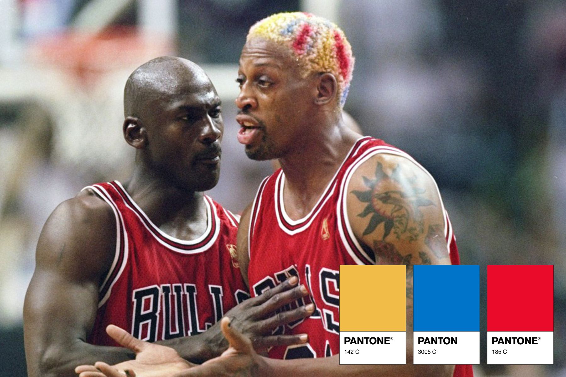 The Pantone colors of Dennis Rodman hair - nss sports