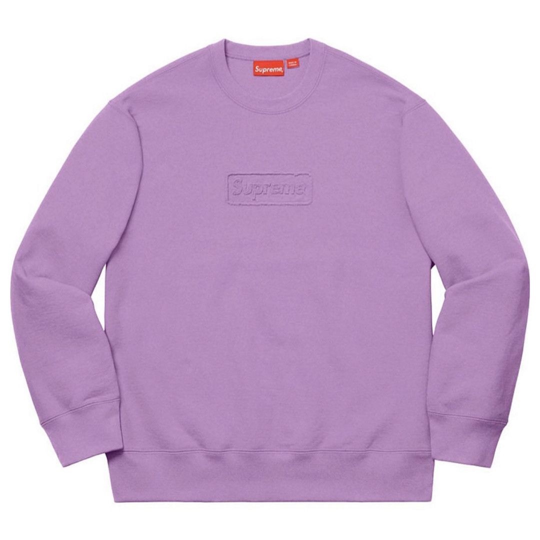 トップス Supreme SmallBox Raglan Crewneck Violet Buy Supreme Small Box Raglan Crewneck 'Violet' - SS24SW11