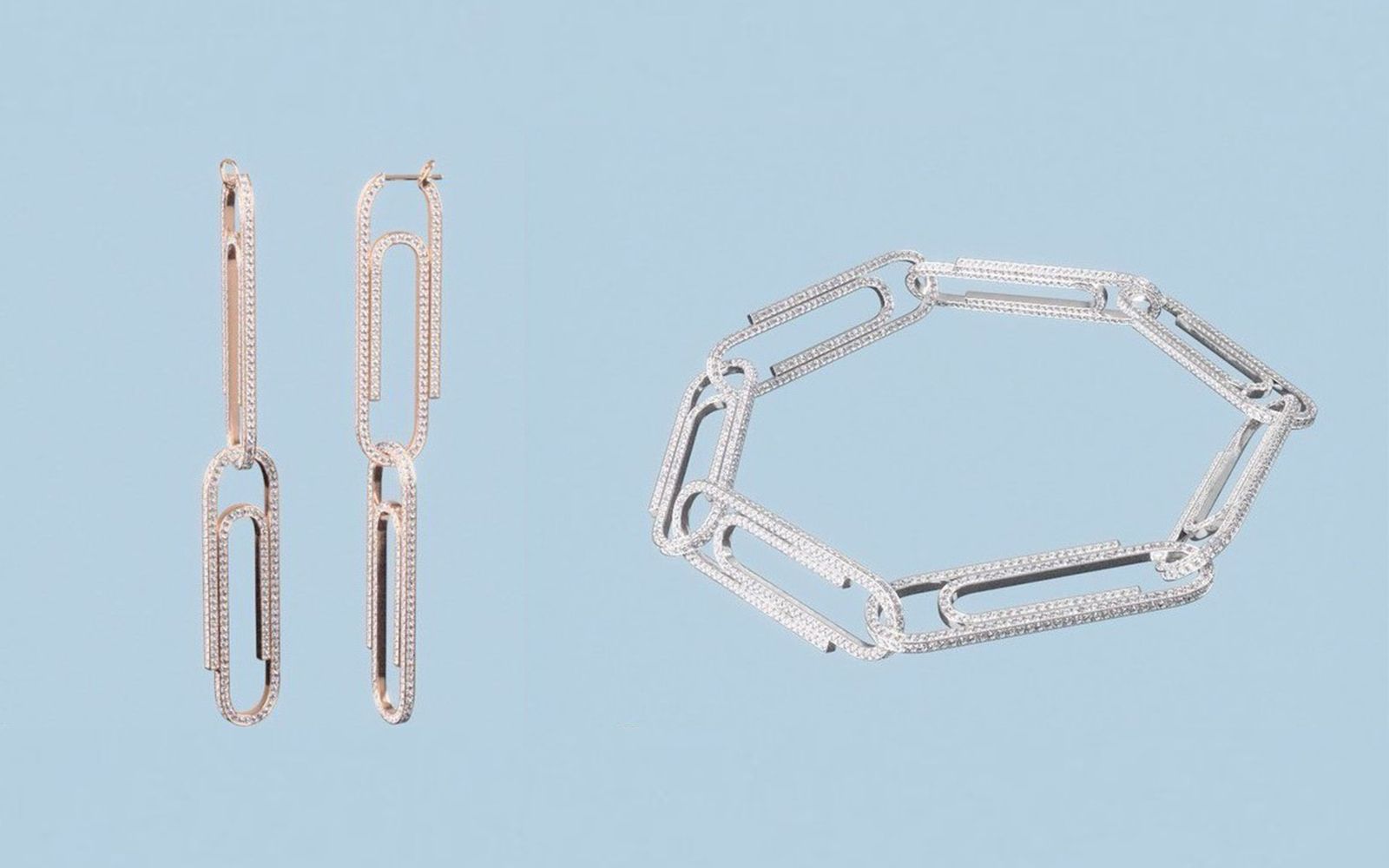 Virgil Abloh has created a luxury paperclip for Jacob & Co
