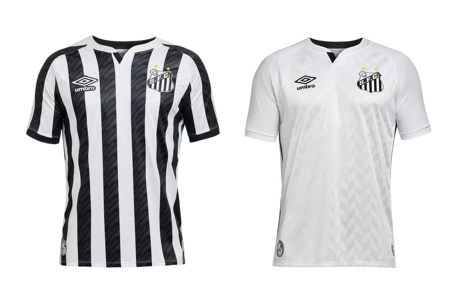 Umbro presents Santos' jerseys for the 2020/2021 season