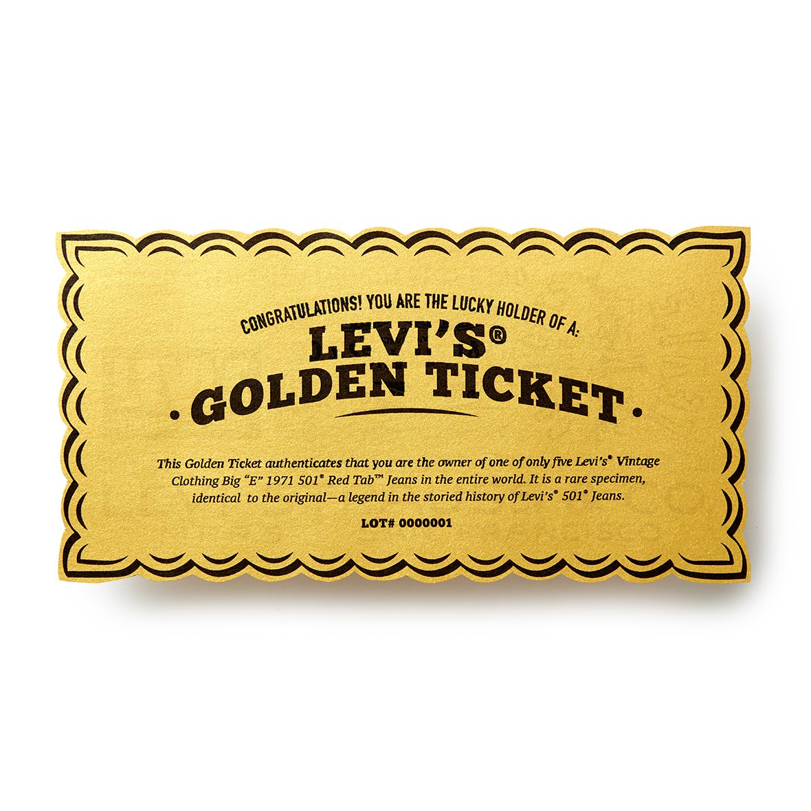 The new Golden Ticket 501® jeans by Levi's® Vintage Clothing - nss