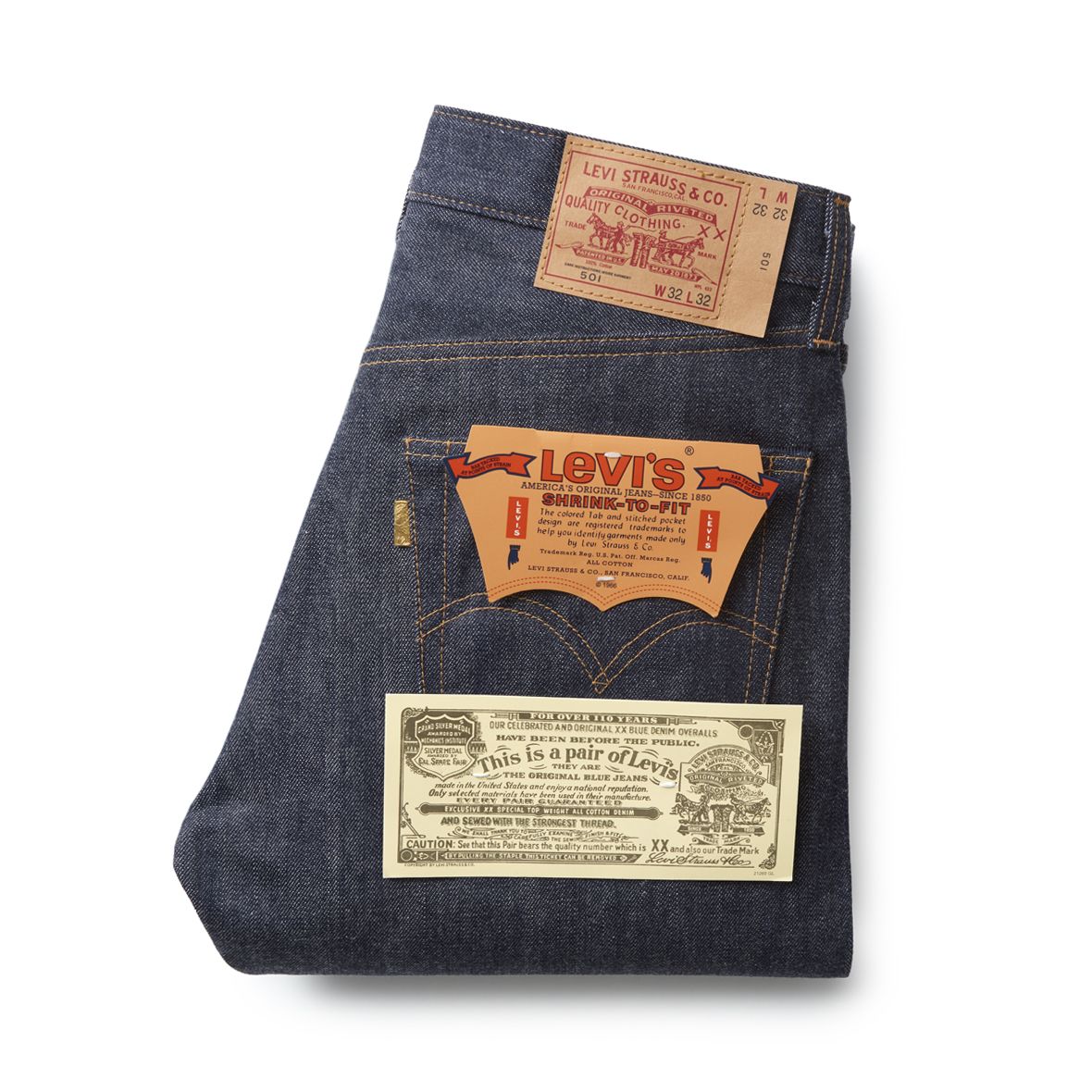 The new Golden Ticket 501® jeans by Levi's® Vintage Clothing