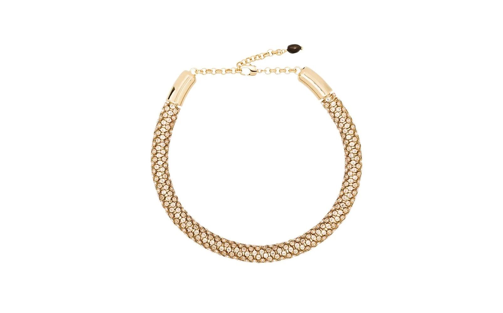 Chloè Denise Cup Chain crystal necklace