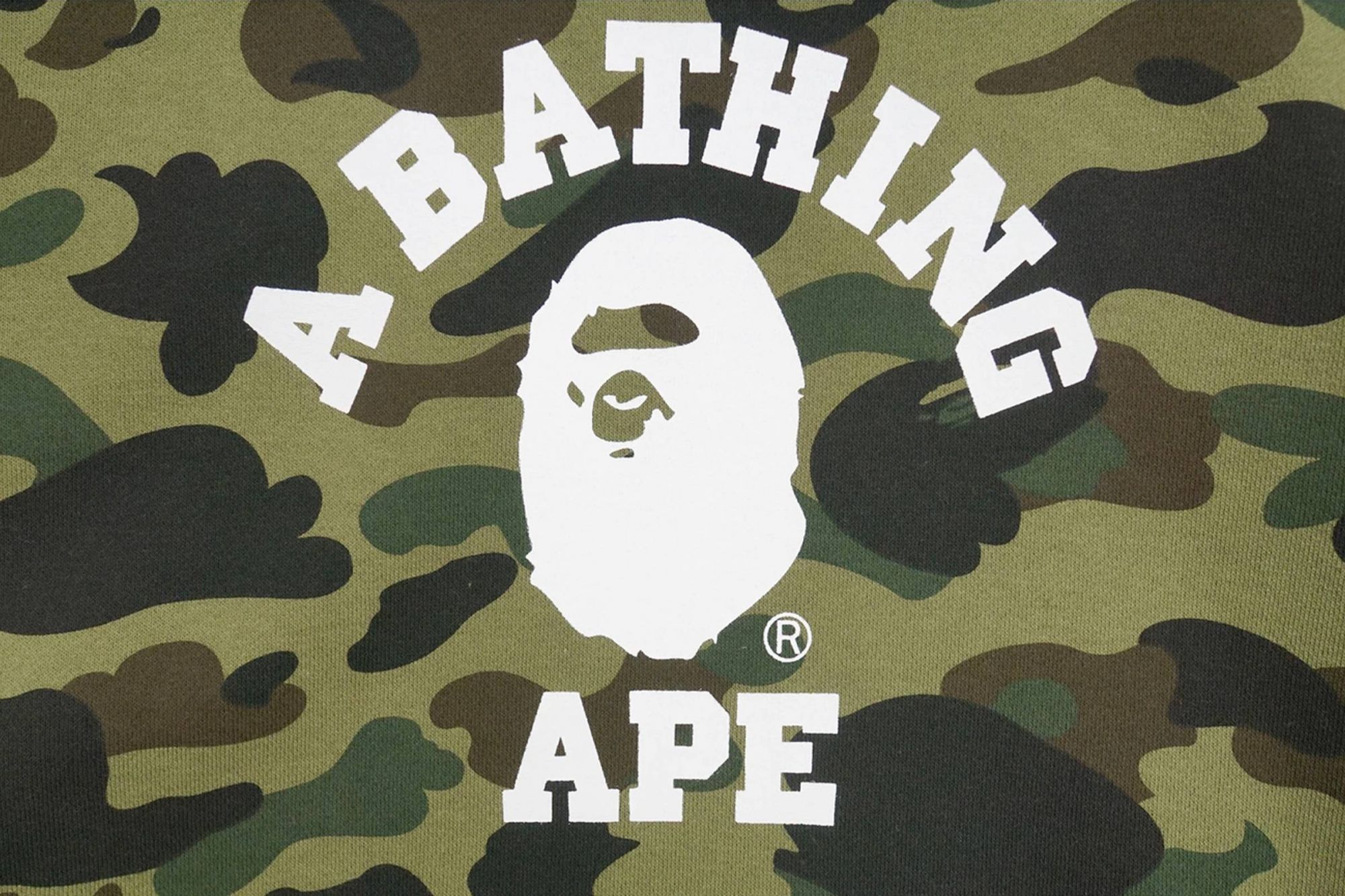 Bape камуфляж 4k