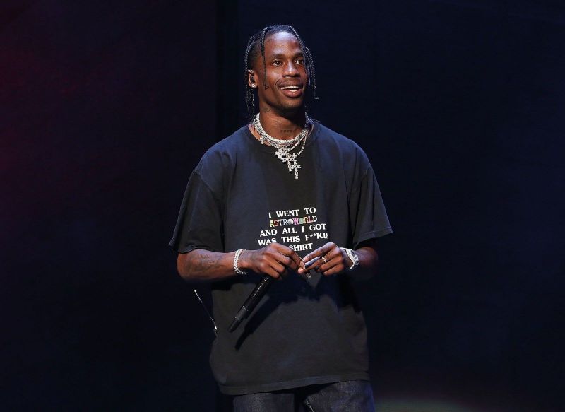 A collaboration between Travis Scott and Evisu might be on the way