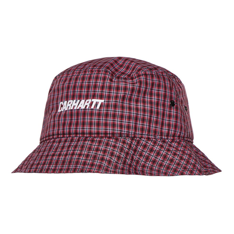 Carhartt WIP Black & Red Alistair Bucket Hat