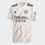 Arsenal Away jersey for 2020/21 season, inspired by the iconic marble halls  of Highbury's East Stand