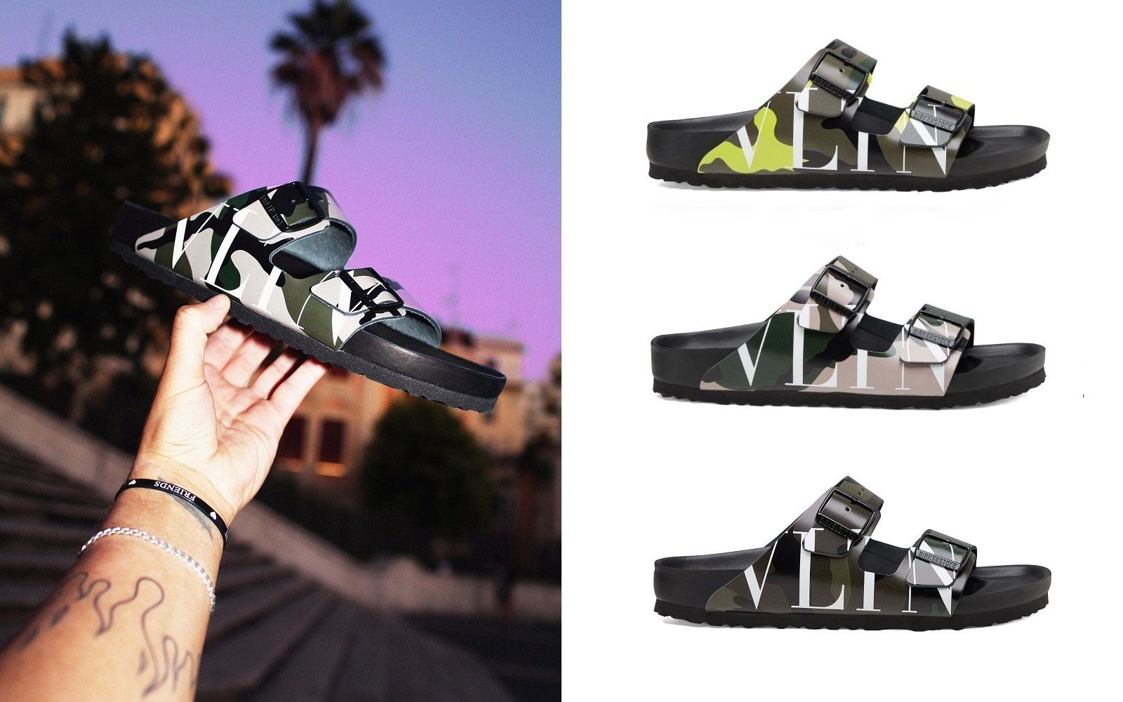 The second Birkenstock x Valentino Garavani sandal collaboration