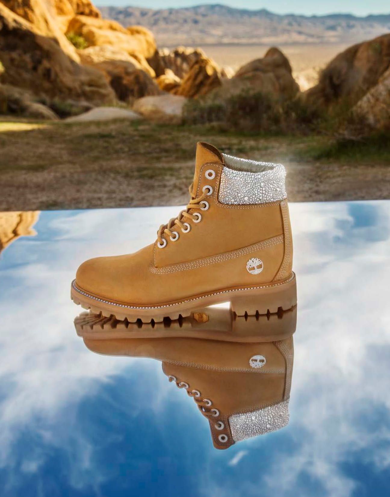 【超希少】Jimmy Choo Timberland Yellow Boot Evan Mock is the face of Jimmy Choo x Timberland's new