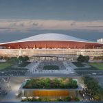 The new stadium designed by Zaha Hadid Architects The International Football Center is a masterpiece of design and technology