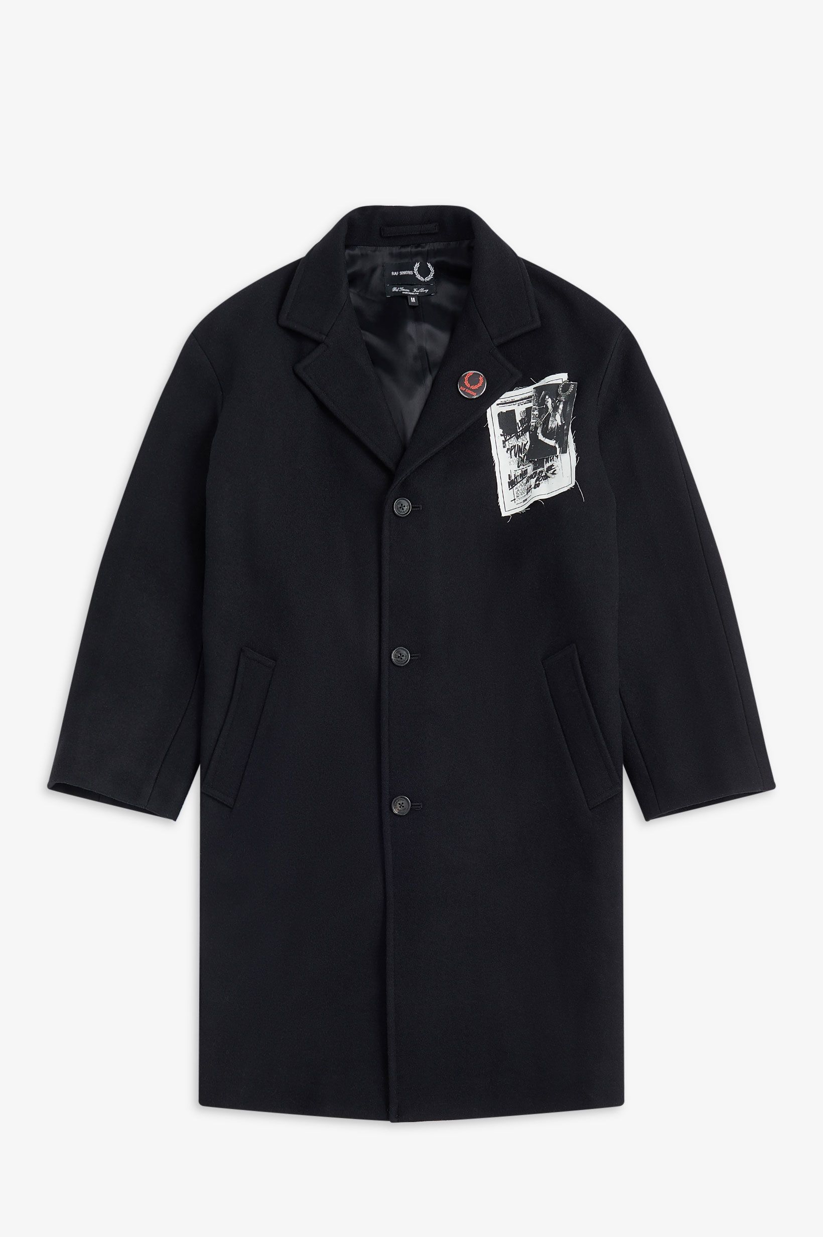 新品未使用 FRED PERRY × RAF SIMONS マフラー Fred Perry x Raf Simons capsule inspired by London punk