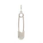 Raf Simons Silver Safety Pin Single Earring