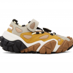 Acne Studios Grey & Yellow Bolzter Bryz Sneakers