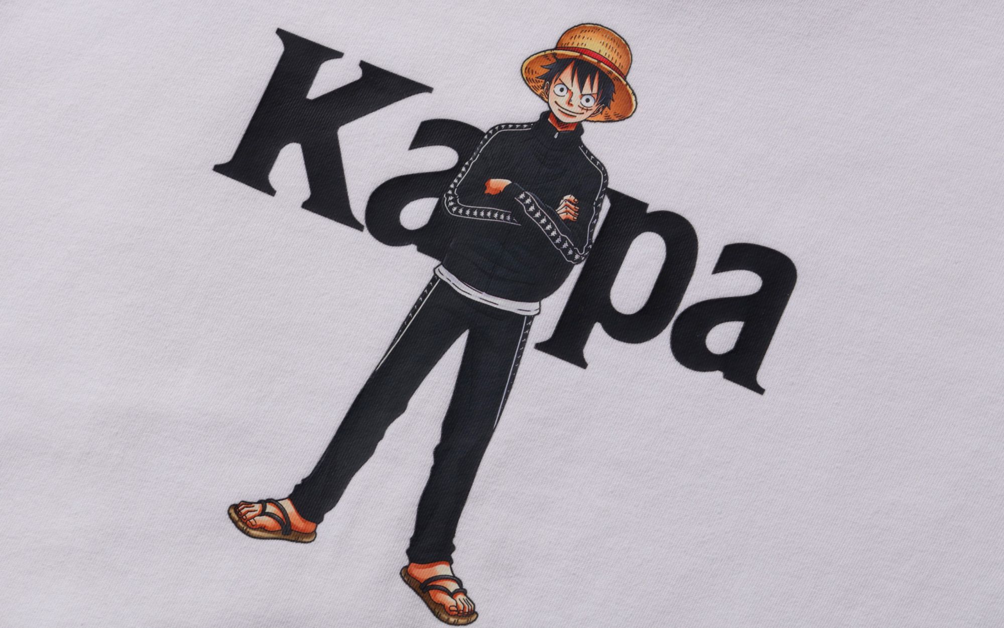 Kappa e One Piece insieme per una linea di t-shirt e felpe