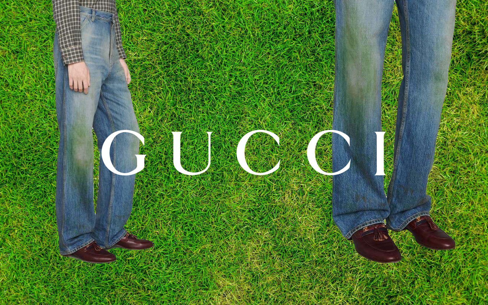 Gucci Is Selling Distressed Jeans With Grass Stains on Them for 5
