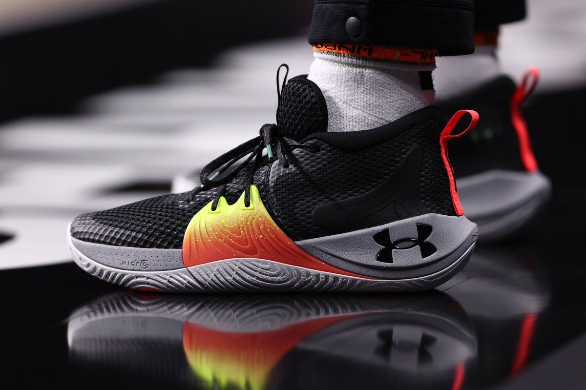 シューズ(男性用) UA EMBIID ONE NEW Under Armour UA Embiid 1 Boys Basketball Shoes Red Blue