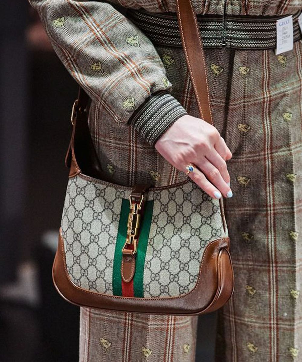 GUCCI JACKIE ハンドバッグ Gucci ジャッキー ハンドバッグ S | ブラック | FARFETCH JP
