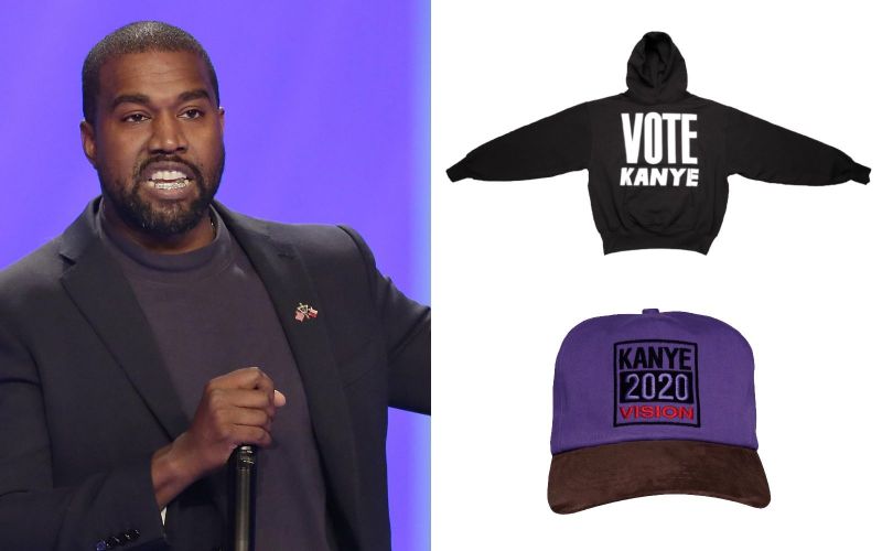 Kanye West's new presidential merch - nss magazine
