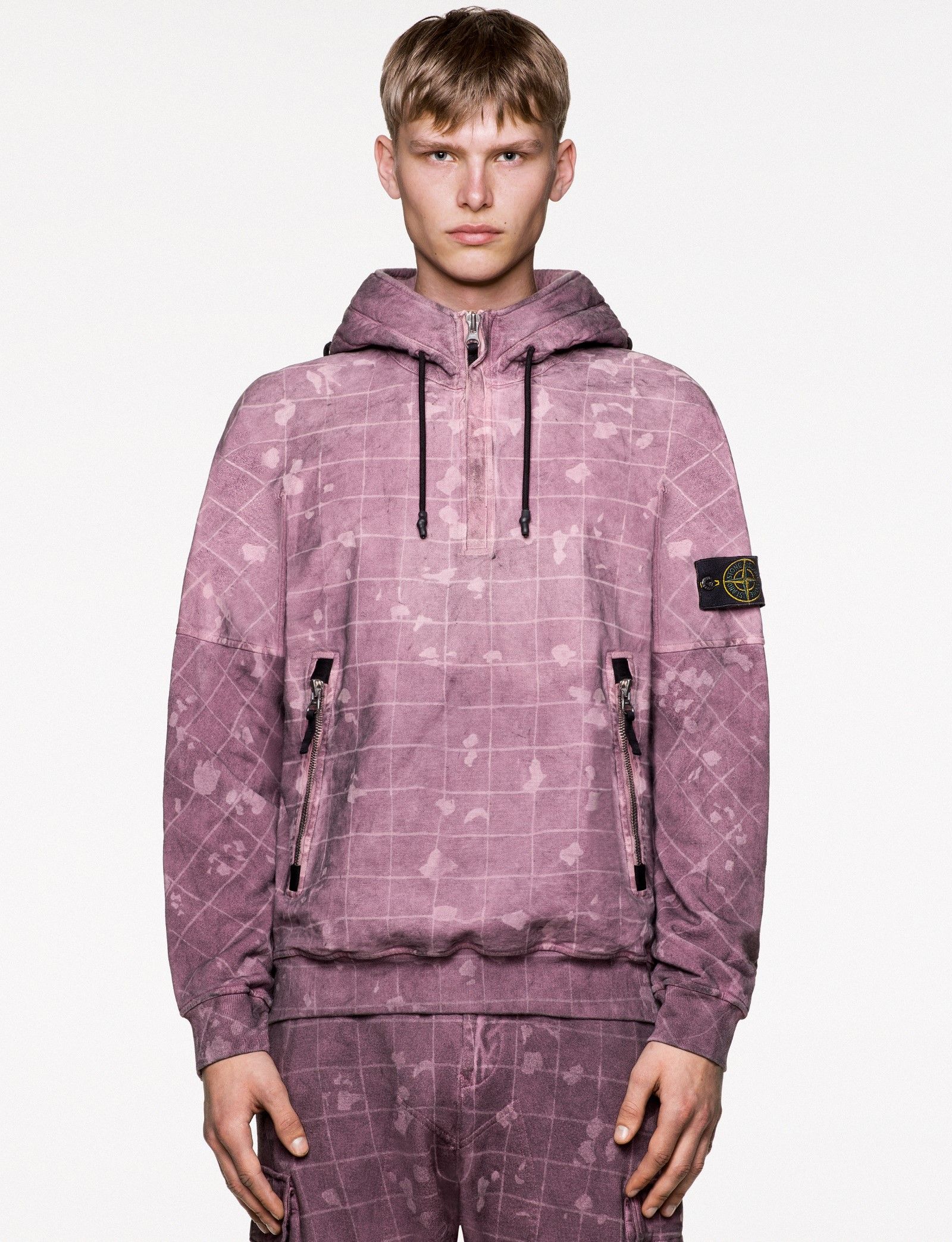 トップス Stone  Ghillie laser camo XL 20aw Stone Island dust colour with ghillie laser camo crew neck