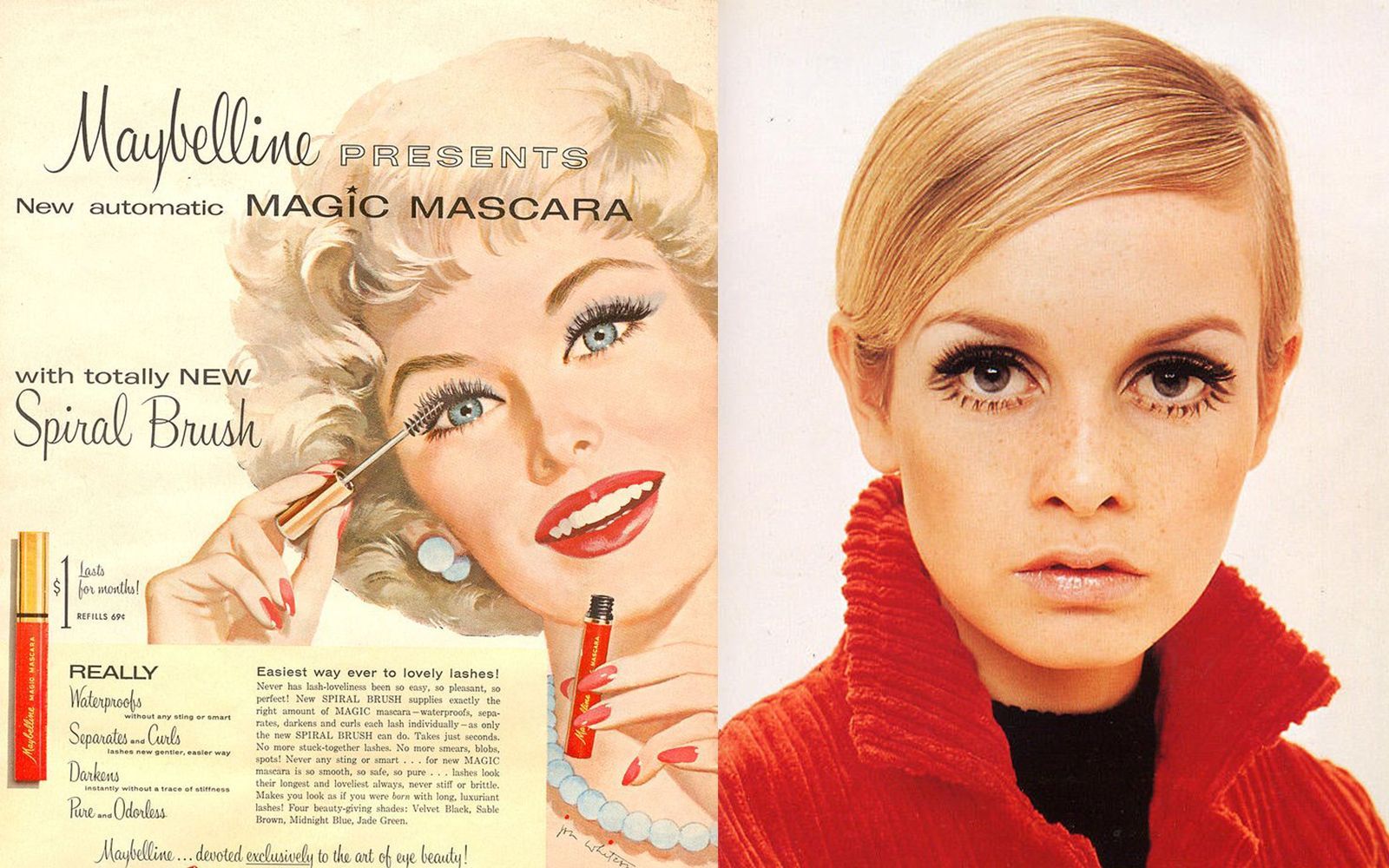 History evolution of mascara
