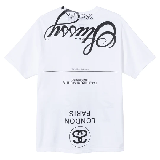 トップス Stussy x VirgilAbloh WorldTourCollection Stussy x Virgil Abloh World Tour Collection T-Shirt White