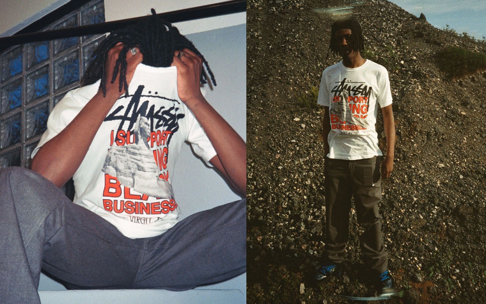 Off-White™ x Stüssy T-shirt to raise funds for the Black community
