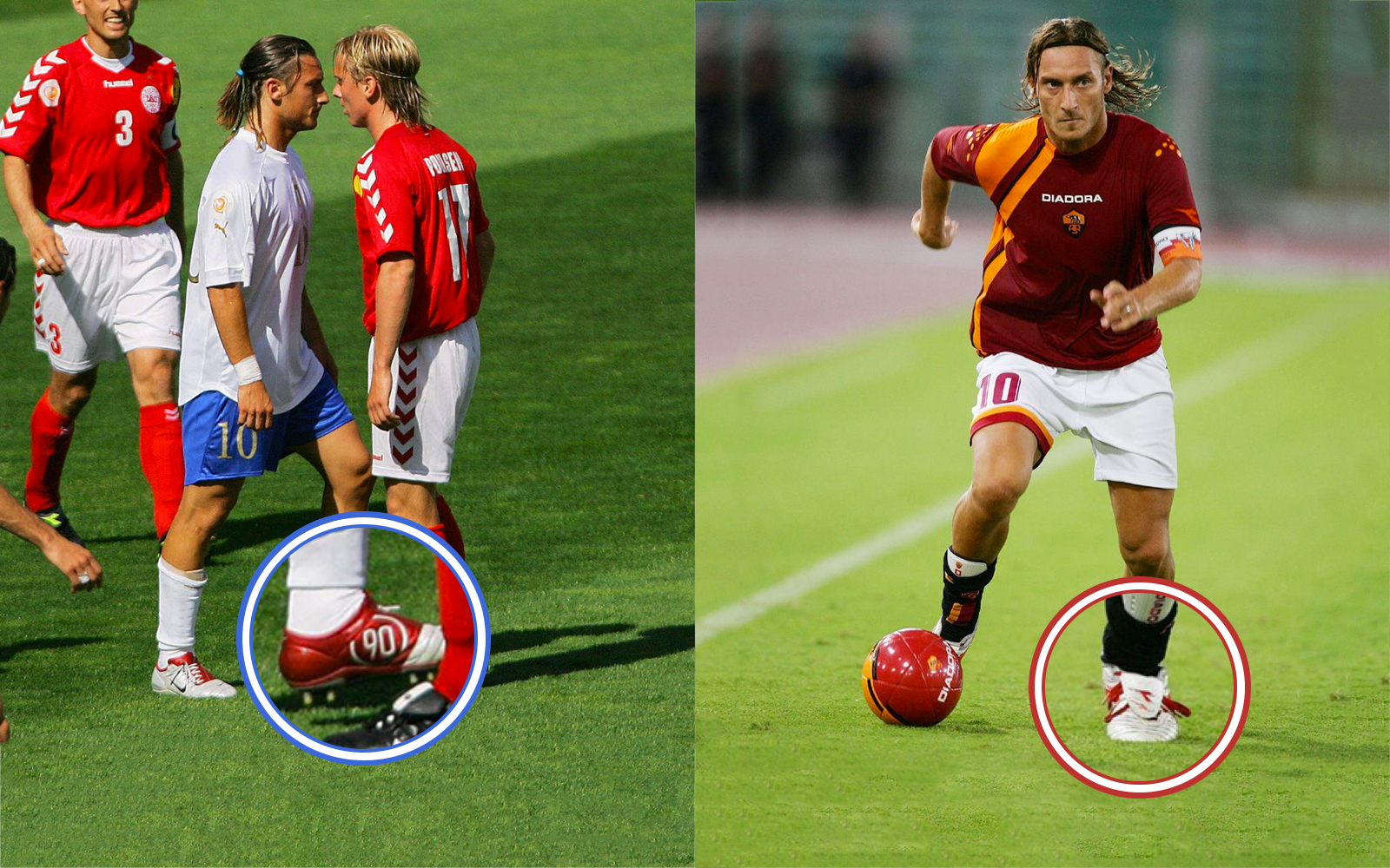 The story of Francesco Totti his boots