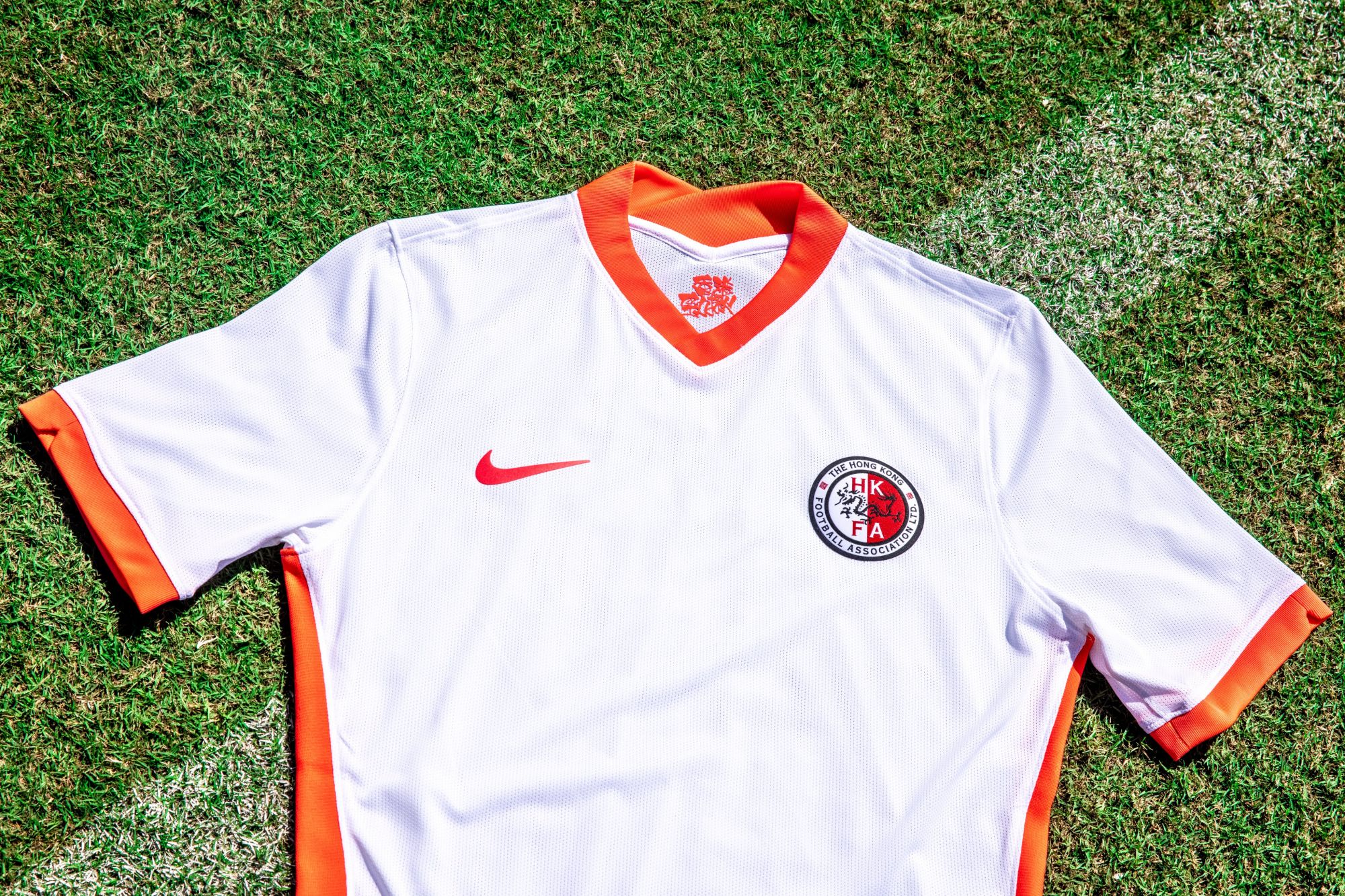 The new Nike jerseys of Hong Kong national team