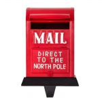 Santa Mail Box Christmas Stocking Holder Red & White - Target