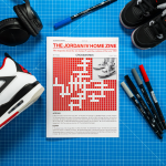 La The Jordan 4 Home Zine di Double Clutch La fanzine dedicata al lancio delle Jordan 4 Fire Red