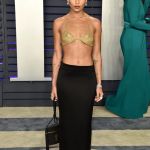 Zoe Kravitz Wore an 18k Gold Bra Top to the Oscars After Party