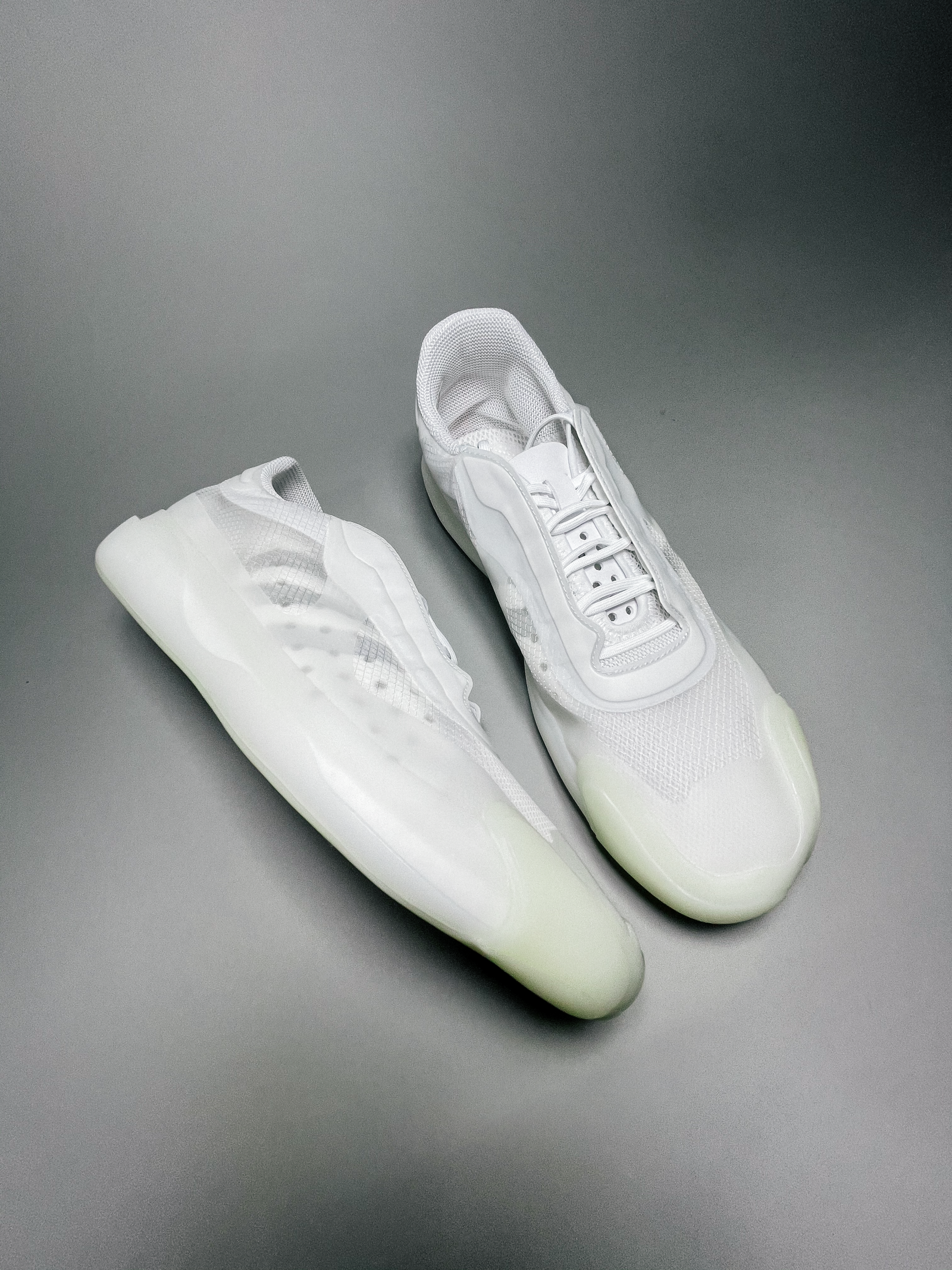 PRADA新作【2EG390_3LJX ADIDAS FOR PRADA SNEAKER WHITE】 adidas x Prada Superstar sneakers Men's 9.5 White & Black