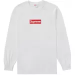 Supreme Box Logo L/S Tee White