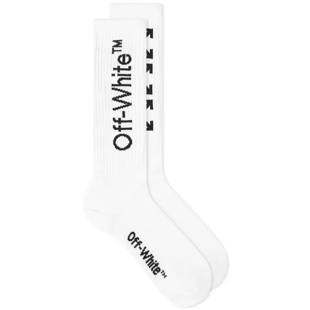 Off-White Arrows Mid Length Sock