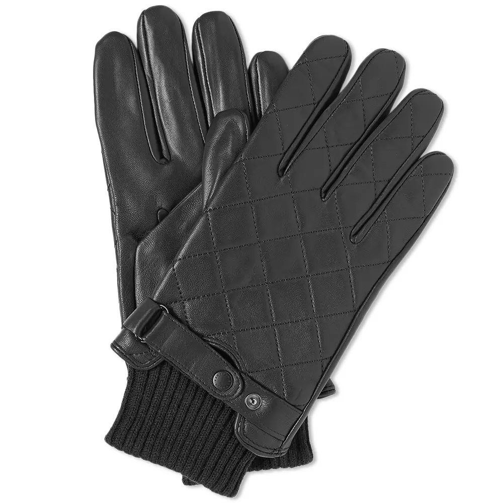 Barbour Quilted Leather Glove