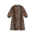 Ganni Printed Georgette Mini Dress