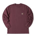 Carhartt Pocket Long Sleeve T-Shirt Rosa